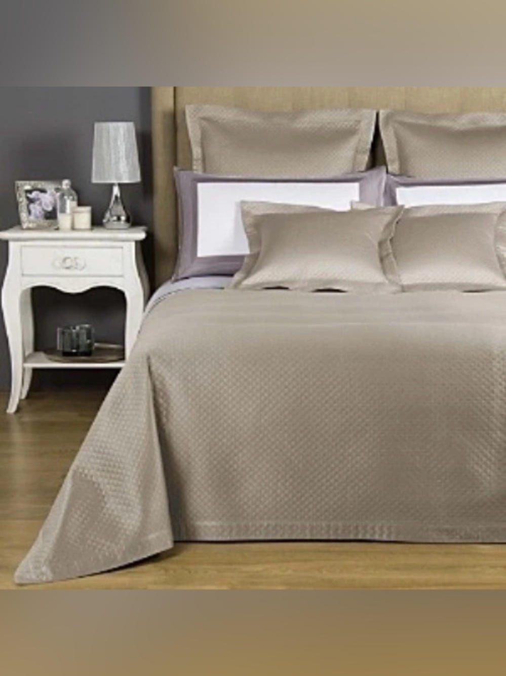 Frette Melody Cotton Bedspread Blanket K/Cal